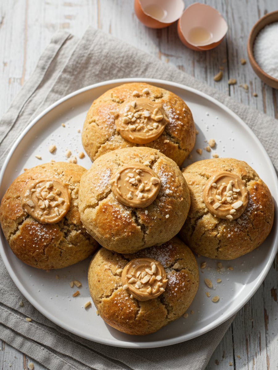 AI-bild: Bullar med jordnötssmör