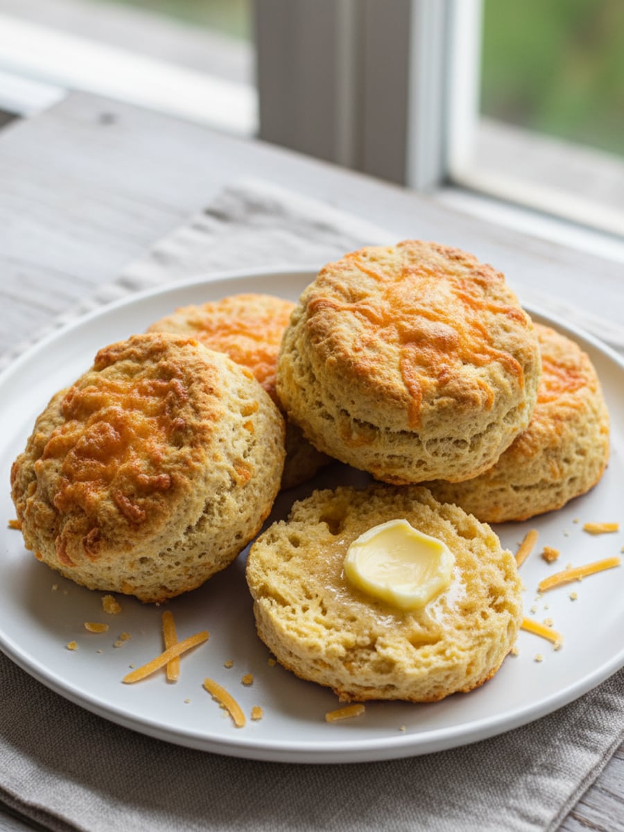 AI-bild: LCHF-scones med cheddar