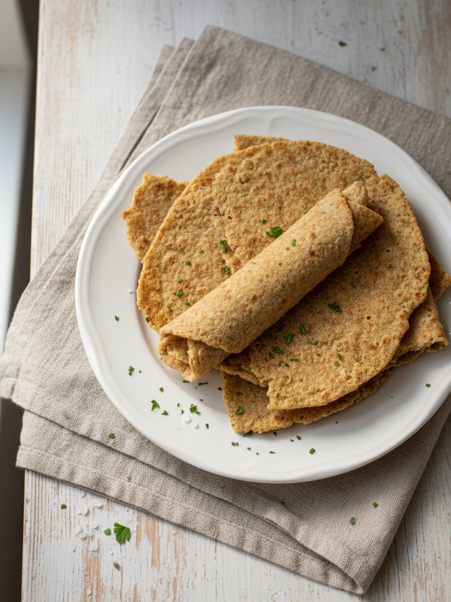 AI-bild: LCHF-tunnbröd