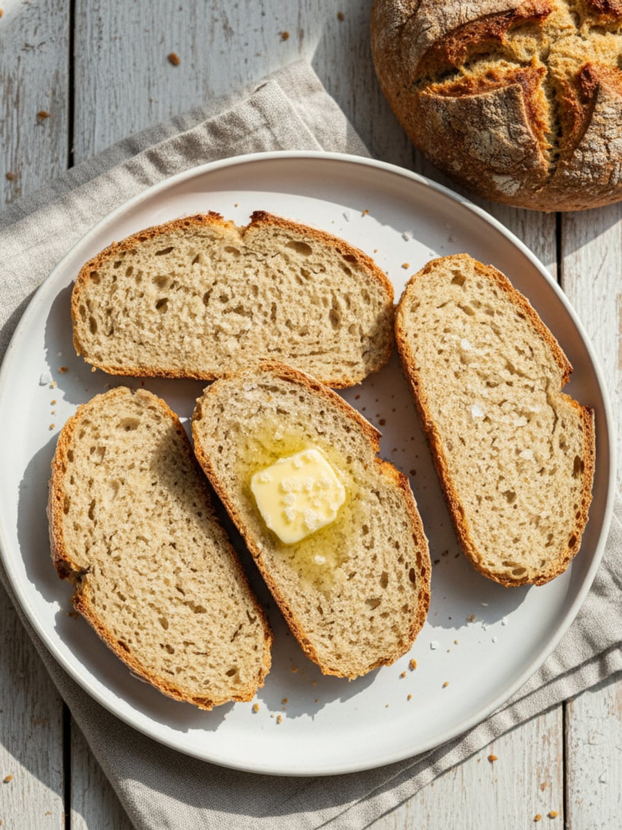AI-bild: Mandelmjöls-skivbröd (klassisk LCHF)