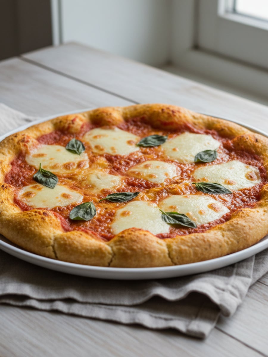 AI-bild: Fathead-pizza margarita