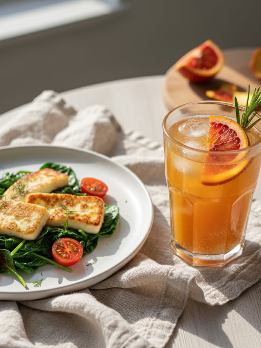 AI-bild: Aperol-stil mocktail