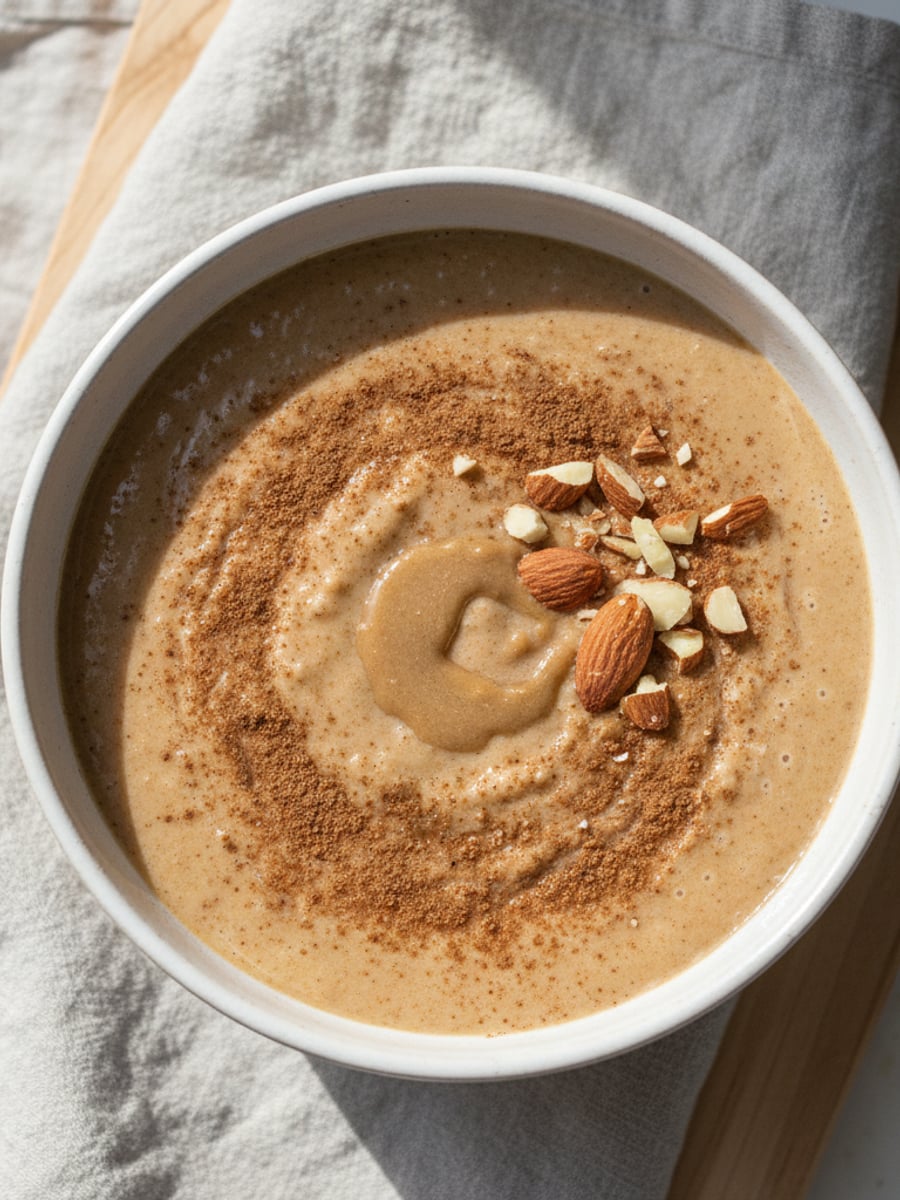 AI-bild: Kanel-mandel smoothie