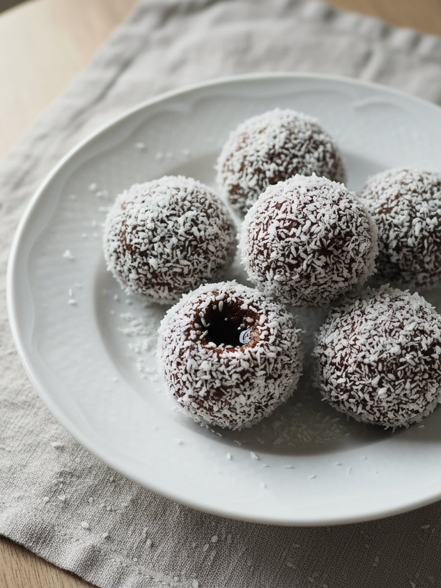 AI-bild: Kokosbollar med rom