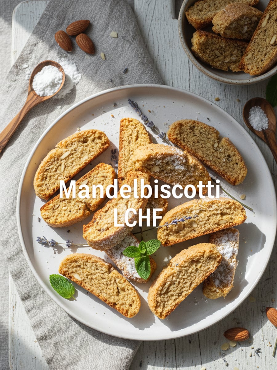 AI-bild: Mandelbiscotti LCHF