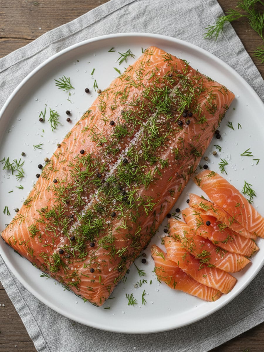 AI-bild: Hemgravad lax