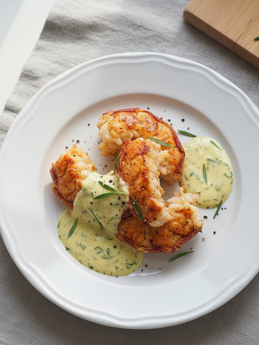 AI-bild: Hummerstjärt med béarnaise