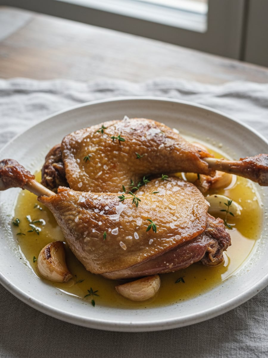 AI-bild: Andconfit (anklar i fett)