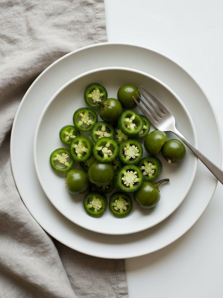 AI-bild: Picklad jalapeño (hett)