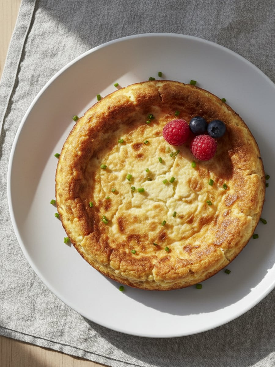 AI-bild: LCHF-käsekuchen-frukost