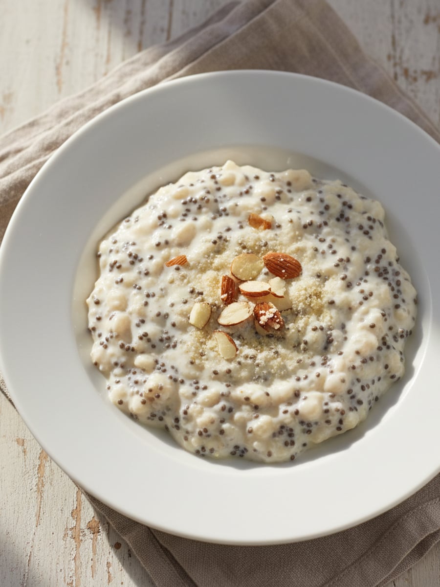 AI-bild: Overnight chia med vanilj
