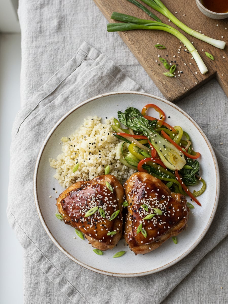 AI-bild: Bulgogi-kyckling