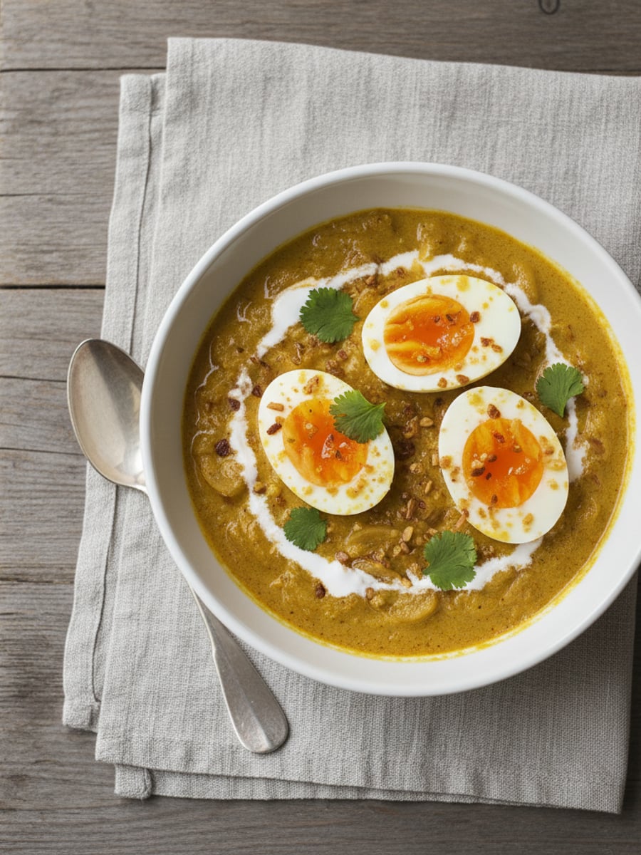 AI-bild: Indisk äggcurry