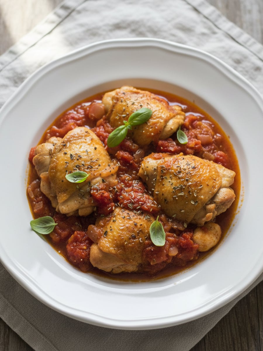 AI-bild: Kyckling cacciatore