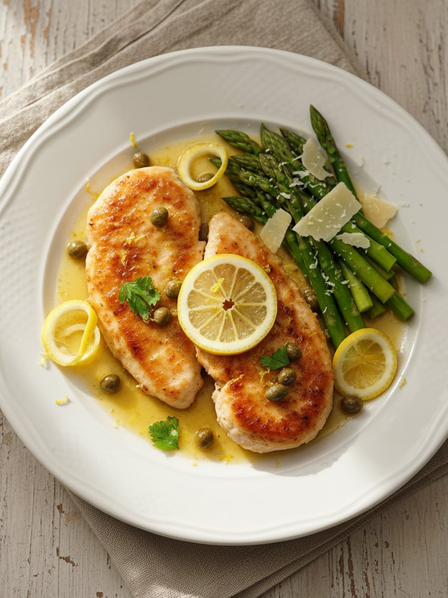 AI-bild: Kyckling piccata