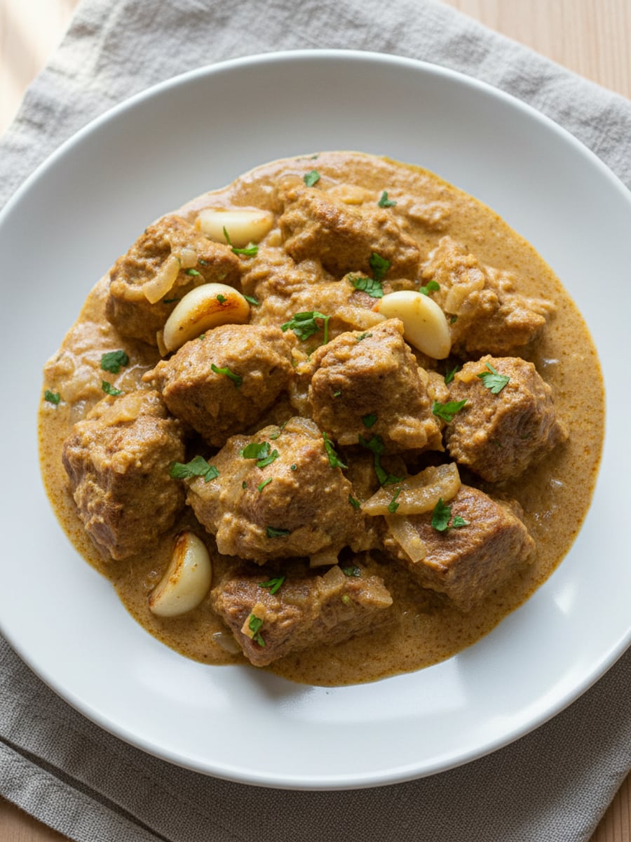 AI-bild: Lammkorma med kokos