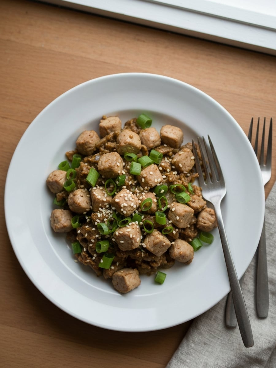 AI-bild: Mongoliska räkor (stir-fry)