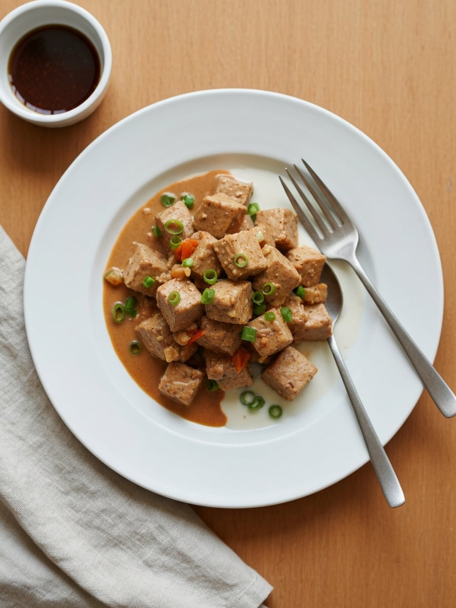 AI-bild: Thai-kokoscurry (Stefan räkor, Jessica blomkål)
