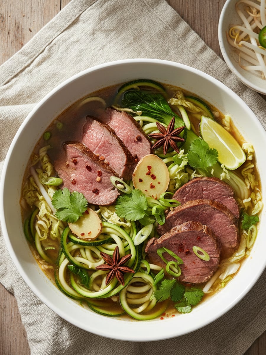 AI-bild: Vietnamesisk pho-gryta (LCHF)
