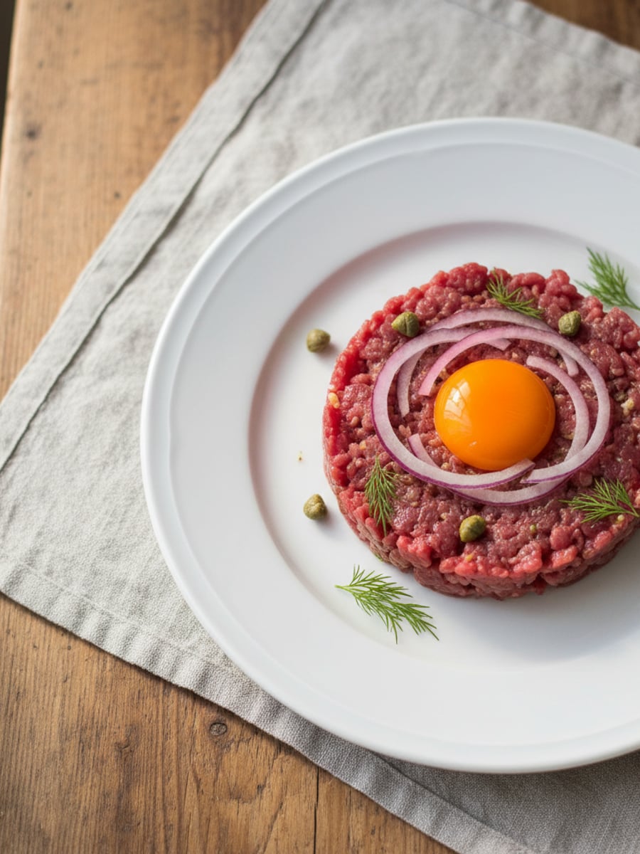 AI-bild: Kalv-tartar