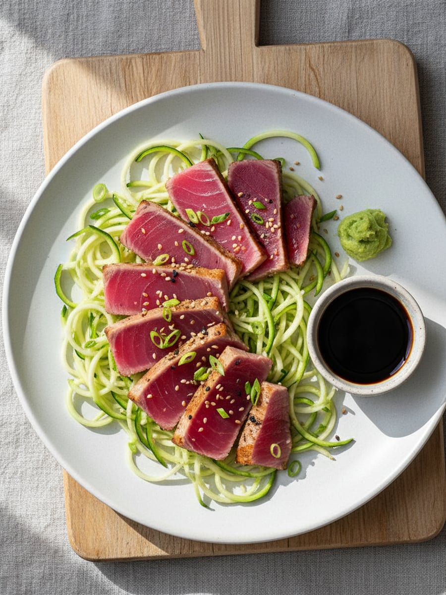 AI-bild: Sashimi av thunfisk (LCHF)