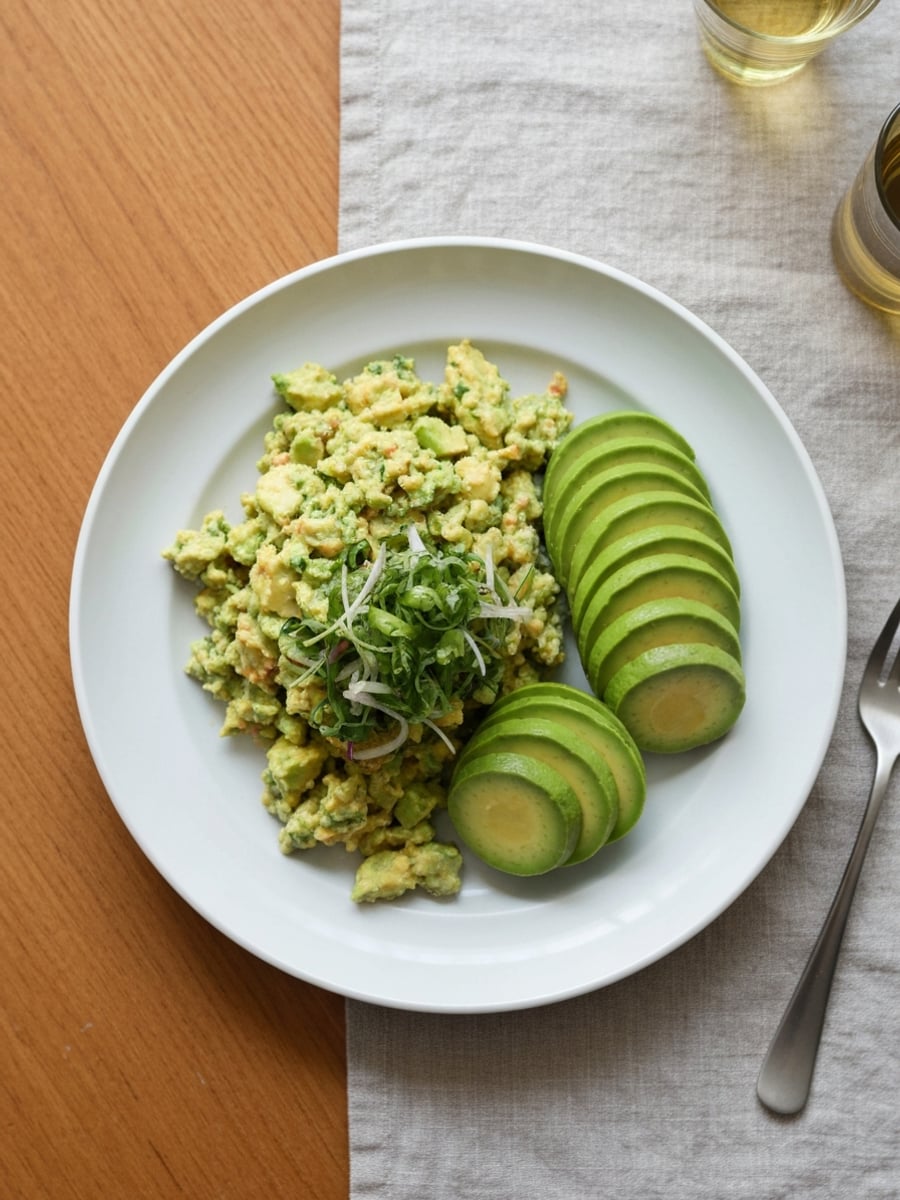 AI-bild: Räkor och avokado sesamsallad