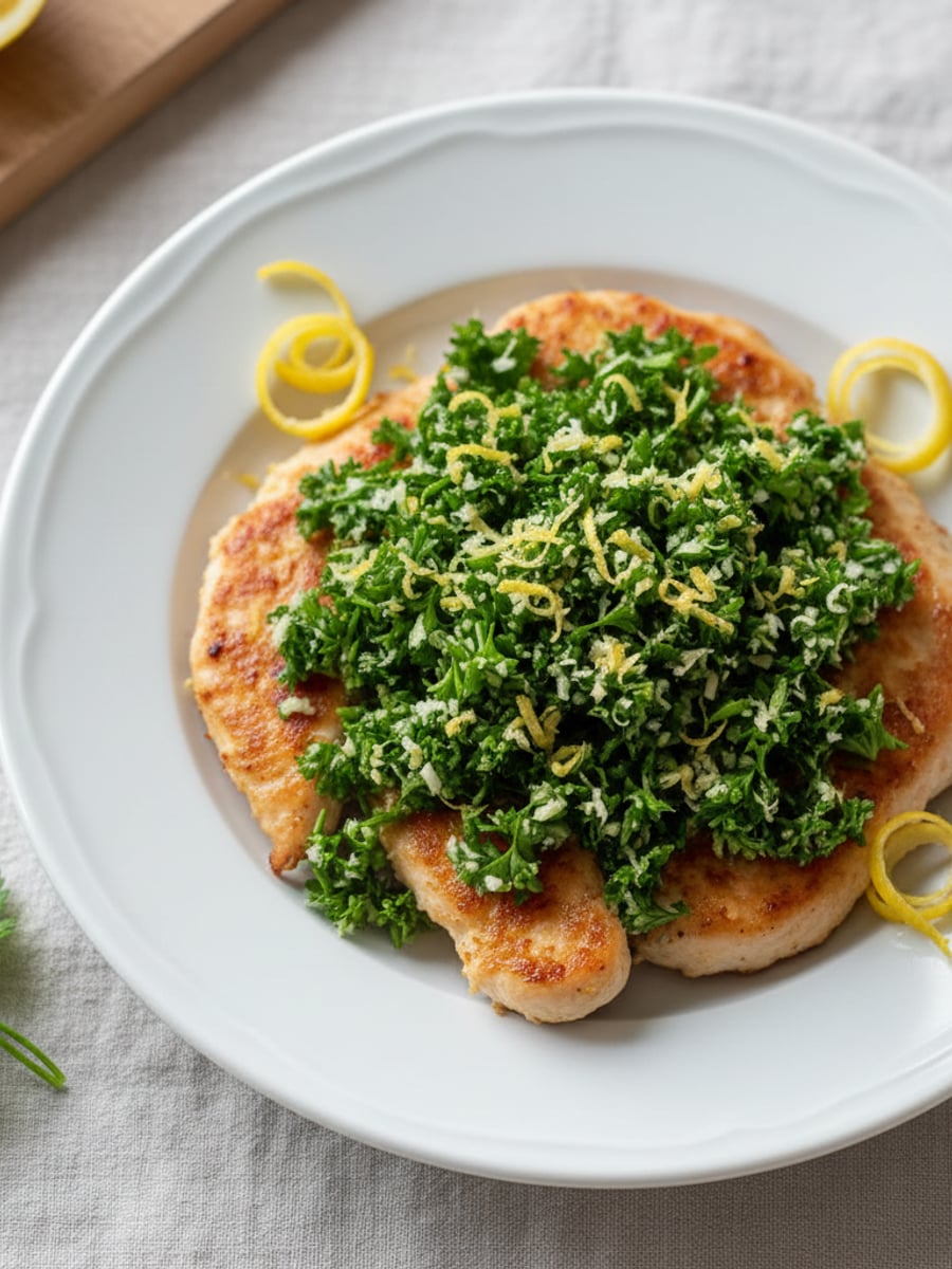 AI-bild: Gremolata med citron