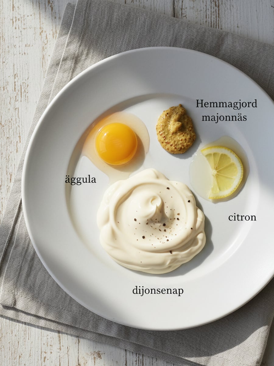 AI-bild: Hemmagjord majonnäs