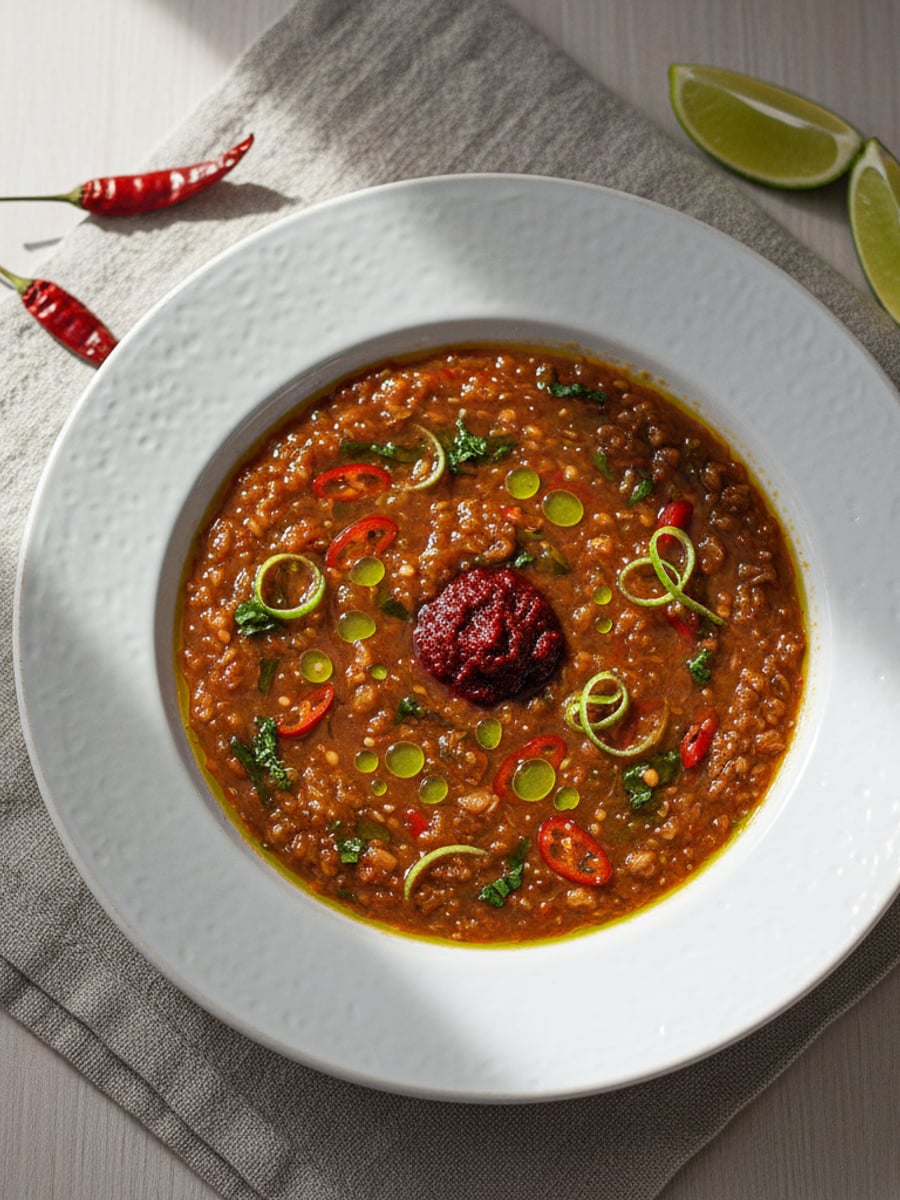 AI-bild: Sambal-sås (asiatisk het)