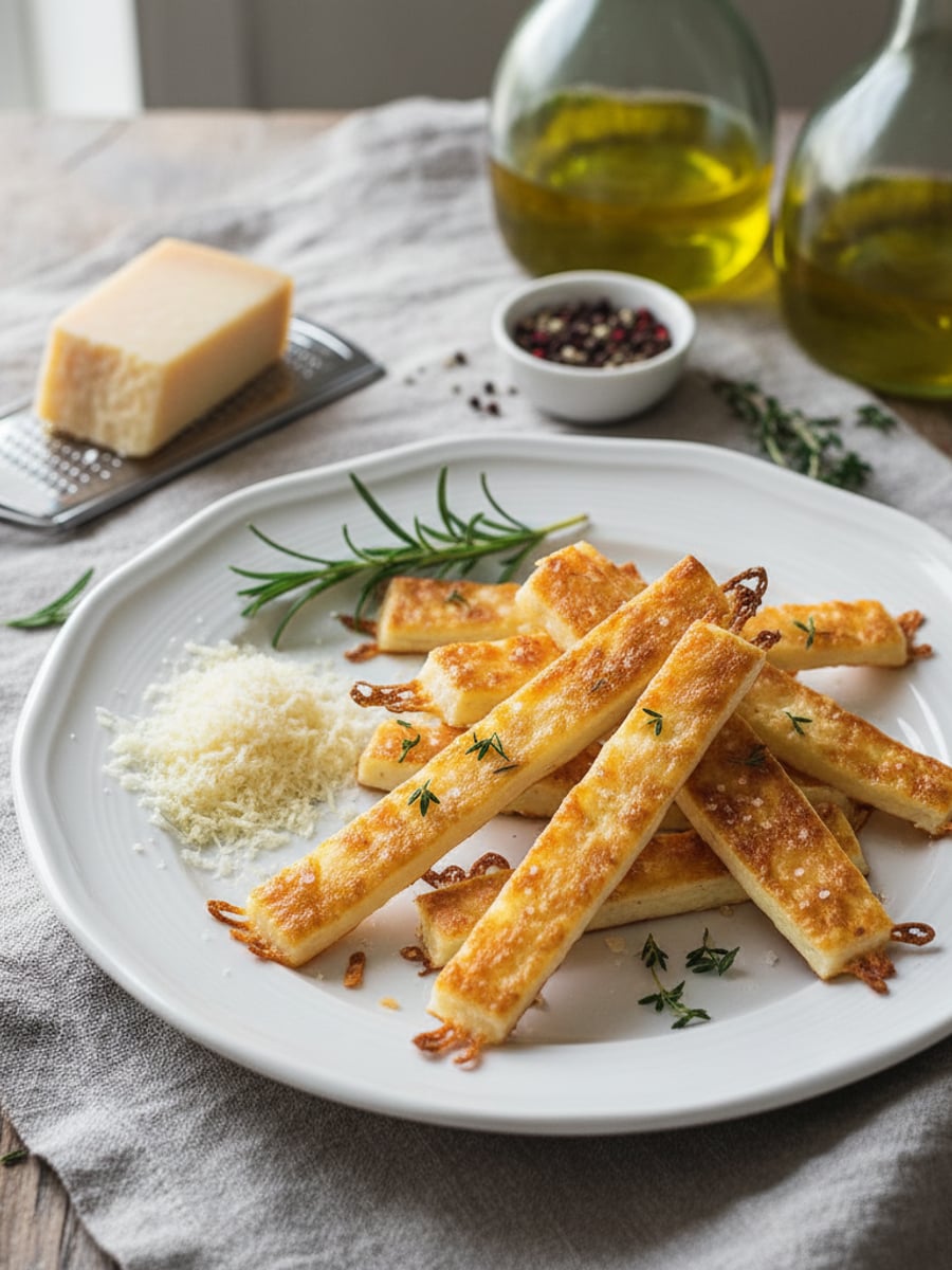 AI-bild: Parmesan-spjut